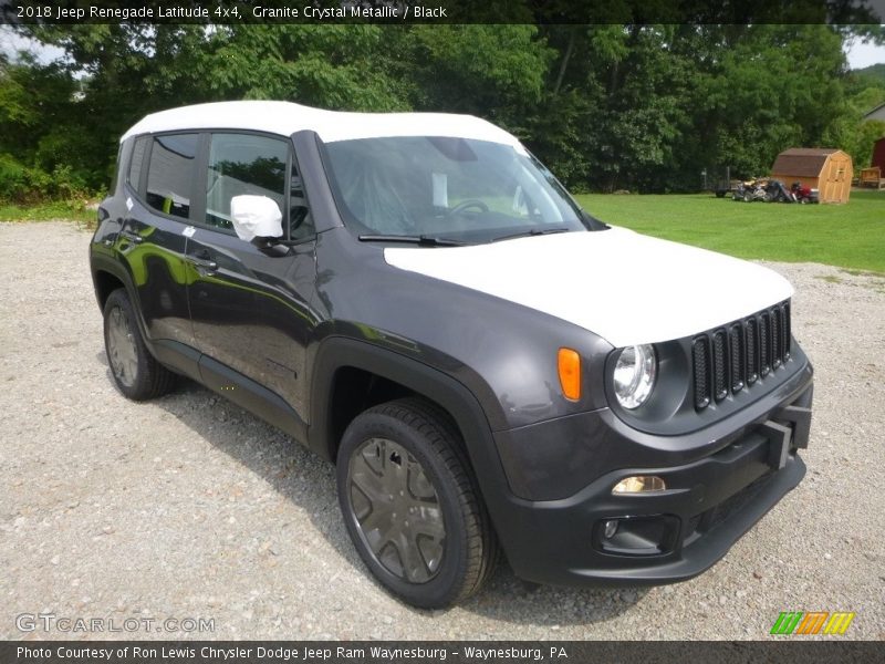 Granite Crystal Metallic / Black 2018 Jeep Renegade Latitude 4x4