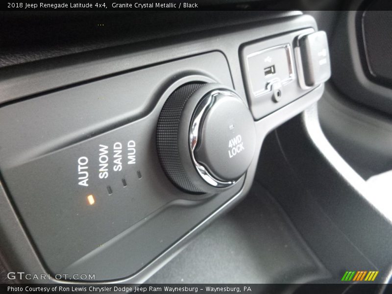 Granite Crystal Metallic / Black 2018 Jeep Renegade Latitude 4x4