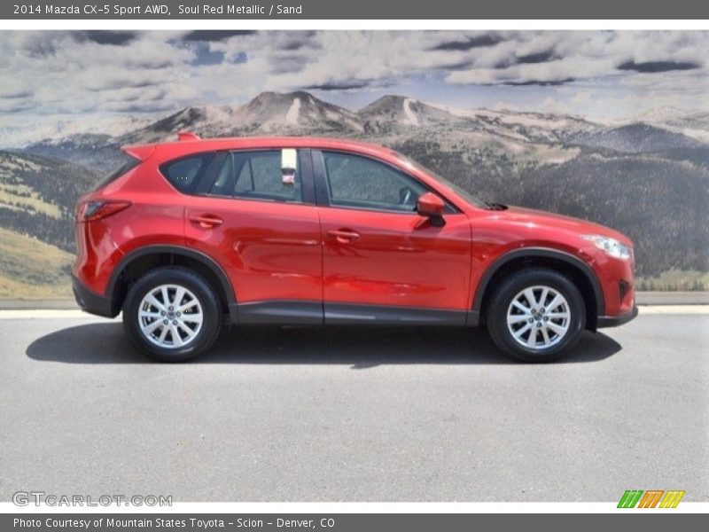 Soul Red Metallic / Sand 2014 Mazda CX-5 Sport AWD