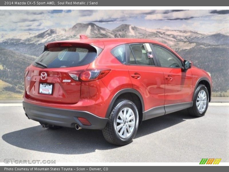 Soul Red Metallic / Sand 2014 Mazda CX-5 Sport AWD