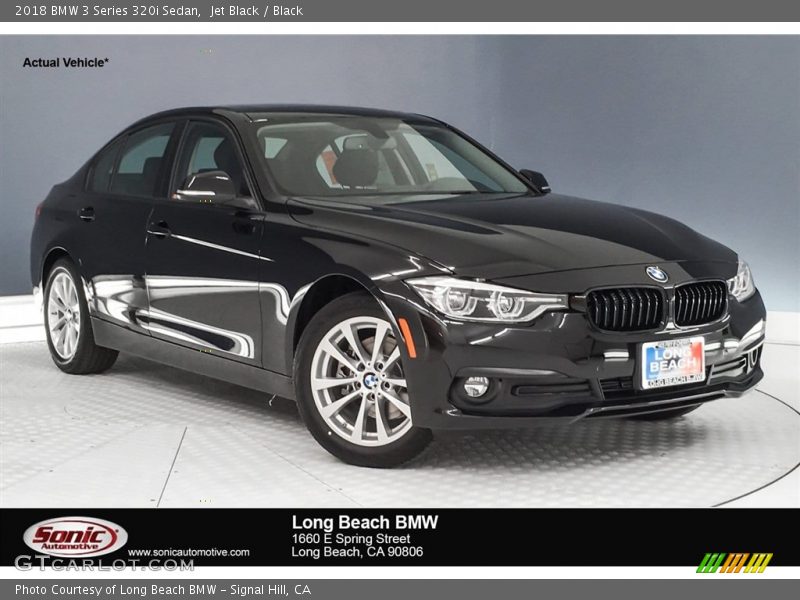 Jet Black / Black 2018 BMW 3 Series 320i Sedan