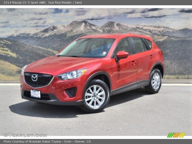 Soul Red Metallic / Sand 2014 Mazda CX-5 Sport AWD