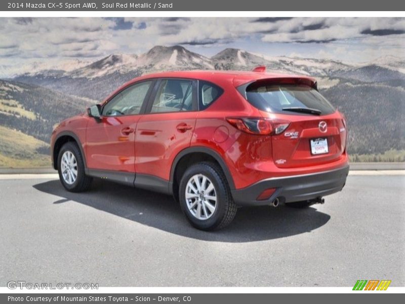 Soul Red Metallic / Sand 2014 Mazda CX-5 Sport AWD