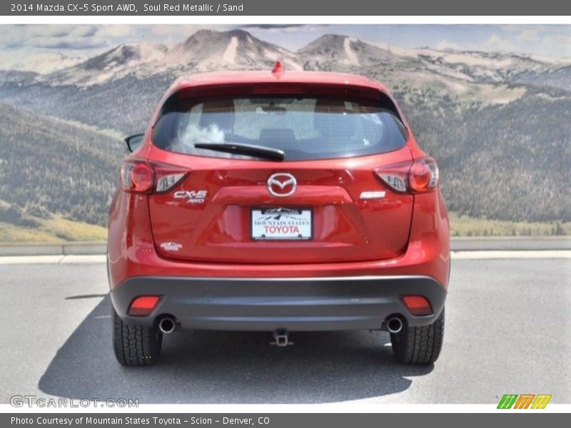 Soul Red Metallic / Sand 2014 Mazda CX-5 Sport AWD