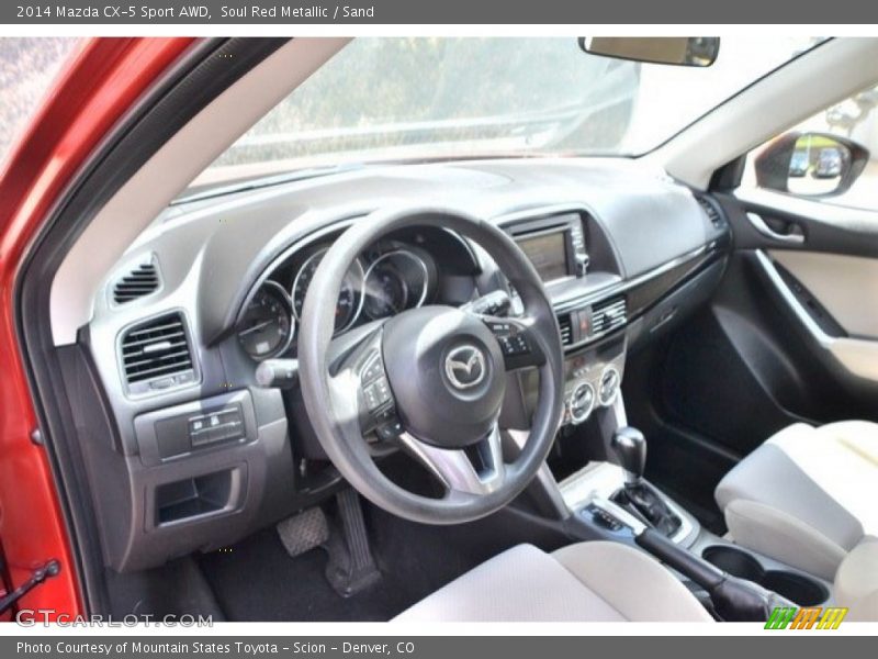 Soul Red Metallic / Sand 2014 Mazda CX-5 Sport AWD