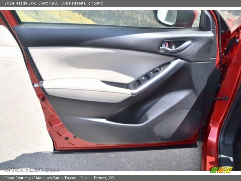 Soul Red Metallic / Sand 2014 Mazda CX-5 Sport AWD