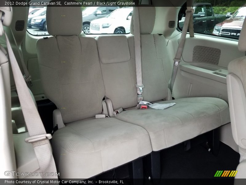 Cashmere Pearl / Black/Light Graystone 2012 Dodge Grand Caravan SE