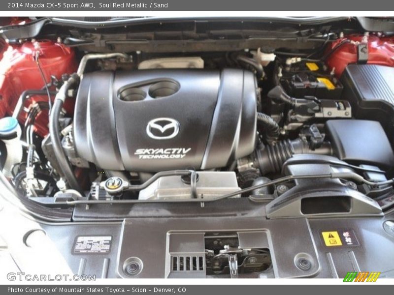 Soul Red Metallic / Sand 2014 Mazda CX-5 Sport AWD