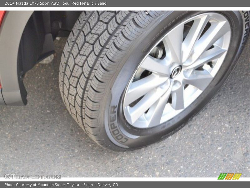 Soul Red Metallic / Sand 2014 Mazda CX-5 Sport AWD