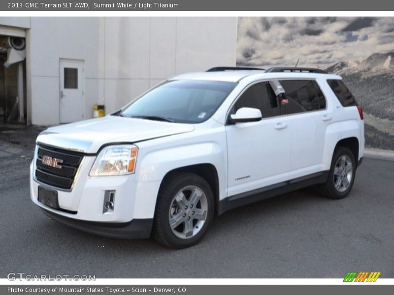 Summit White / Light Titanium 2013 GMC Terrain SLT AWD