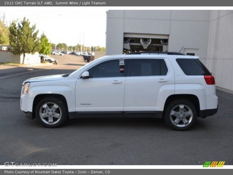 Summit White / Light Titanium 2013 GMC Terrain SLT AWD