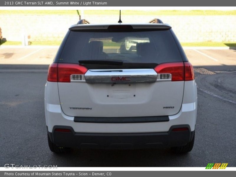 Summit White / Light Titanium 2013 GMC Terrain SLT AWD