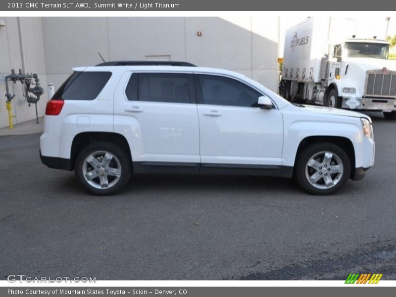 Summit White / Light Titanium 2013 GMC Terrain SLT AWD