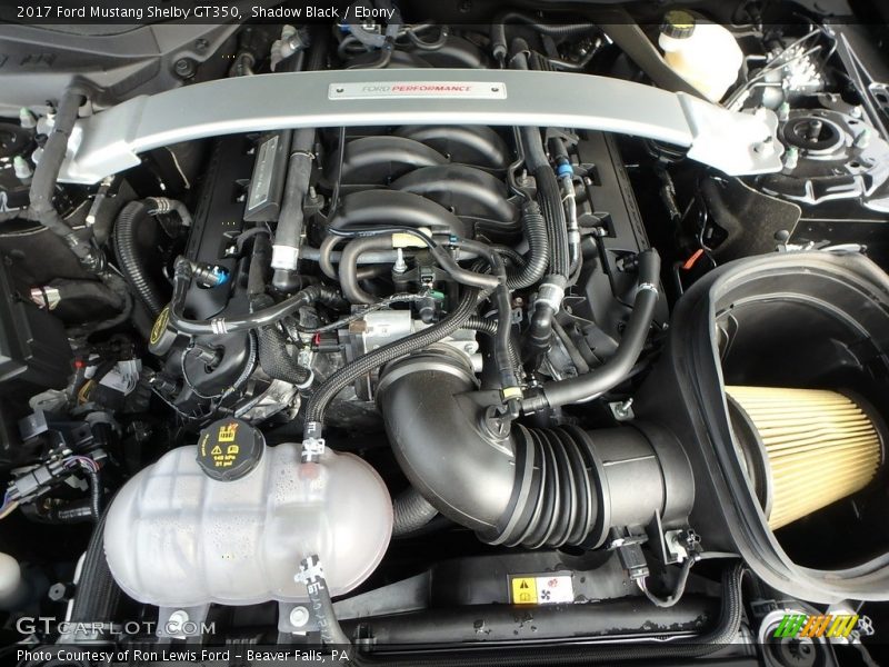  2017 Mustang Shelby GT350 Engine - 5.2 Liter DOHC 32-Valve Ti-VCT Flat Plane Crank V8