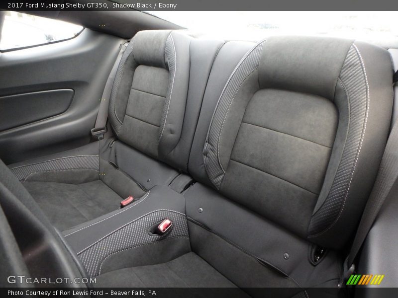 Rear Seat of 2017 Mustang Shelby GT350