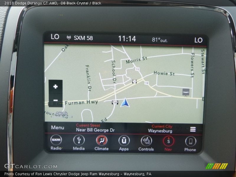 DB Black Crystal / Black 2018 Dodge Durango GT AWD