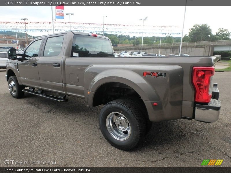 Stone Gray Metallic / Earth Gray 2019 Ford F350 Super Duty XLT Crew Cab 4x4