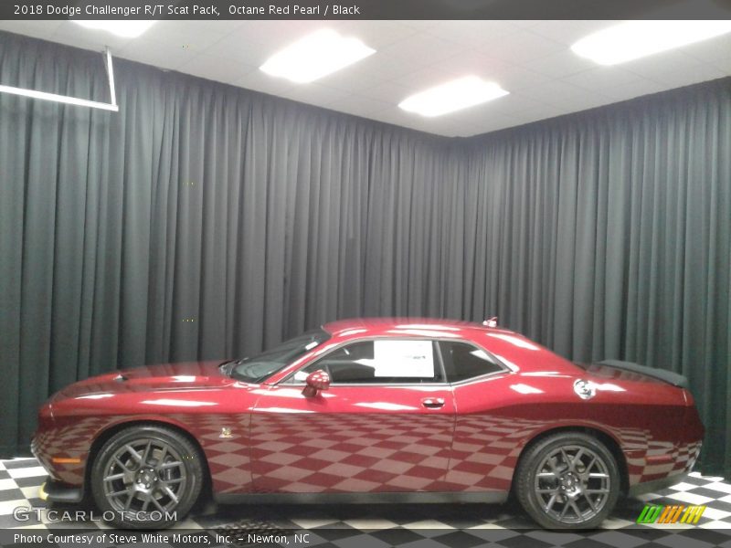 Octane Red Pearl / Black 2018 Dodge Challenger R/T Scat Pack