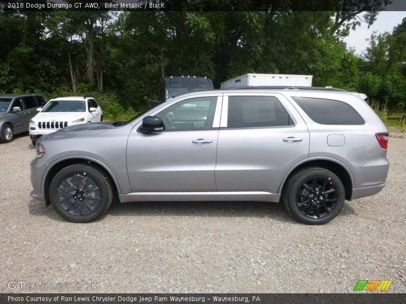 Billet Metallic / Black 2018 Dodge Durango GT AWD
