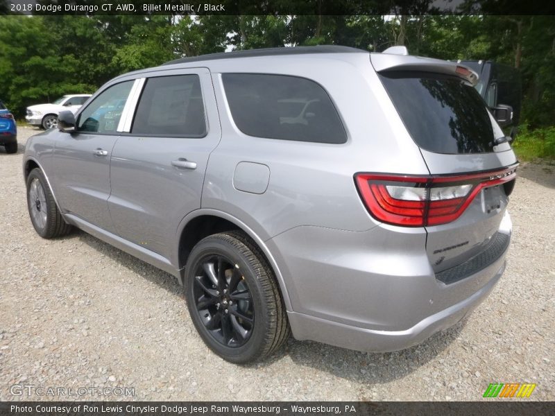 Billet Metallic / Black 2018 Dodge Durango GT AWD