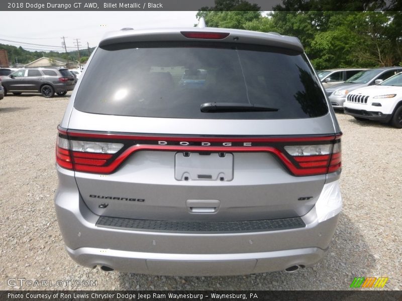 Billet Metallic / Black 2018 Dodge Durango GT AWD