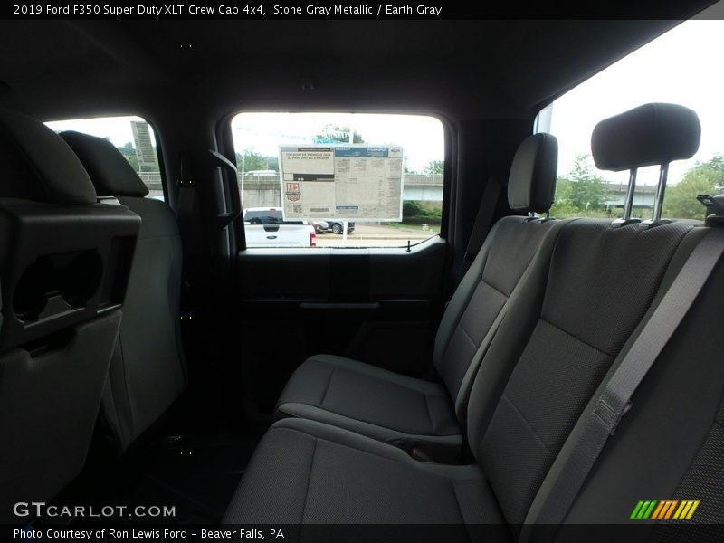 Stone Gray Metallic / Earth Gray 2019 Ford F350 Super Duty XLT Crew Cab 4x4