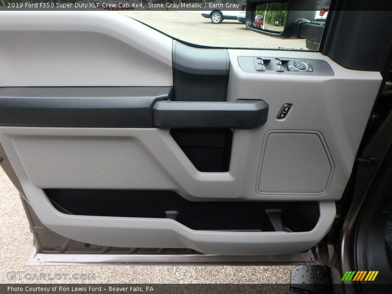Stone Gray Metallic / Earth Gray 2019 Ford F350 Super Duty XLT Crew Cab 4x4