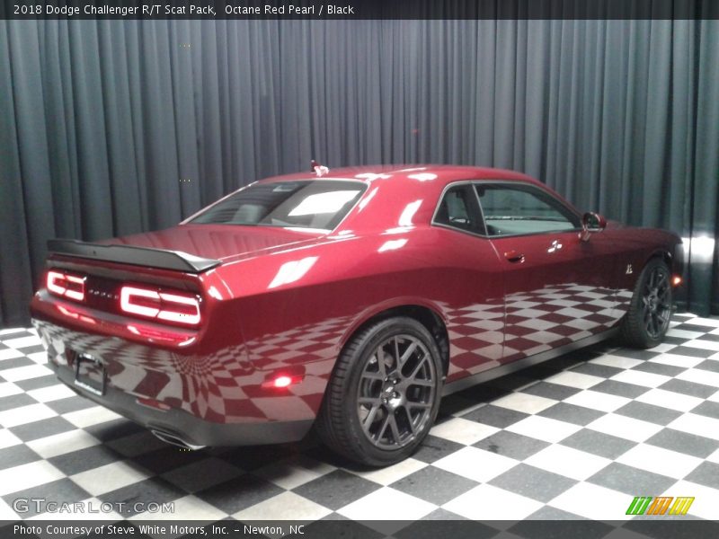 Octane Red Pearl / Black 2018 Dodge Challenger R/T Scat Pack