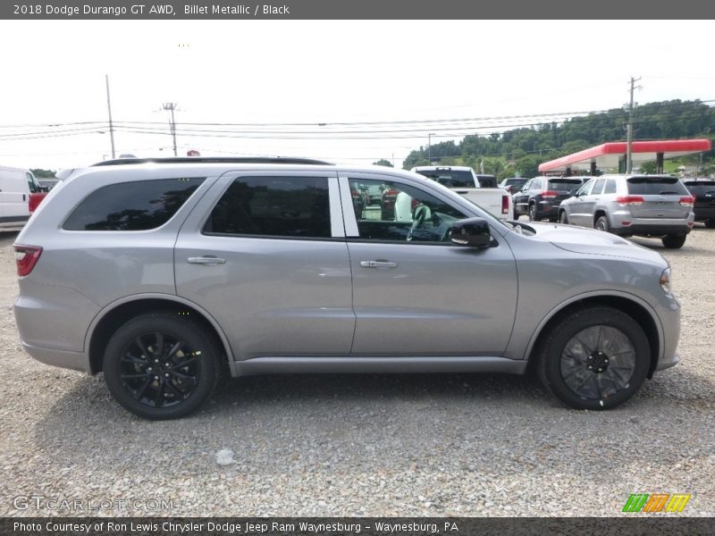 Billet Metallic / Black 2018 Dodge Durango GT AWD
