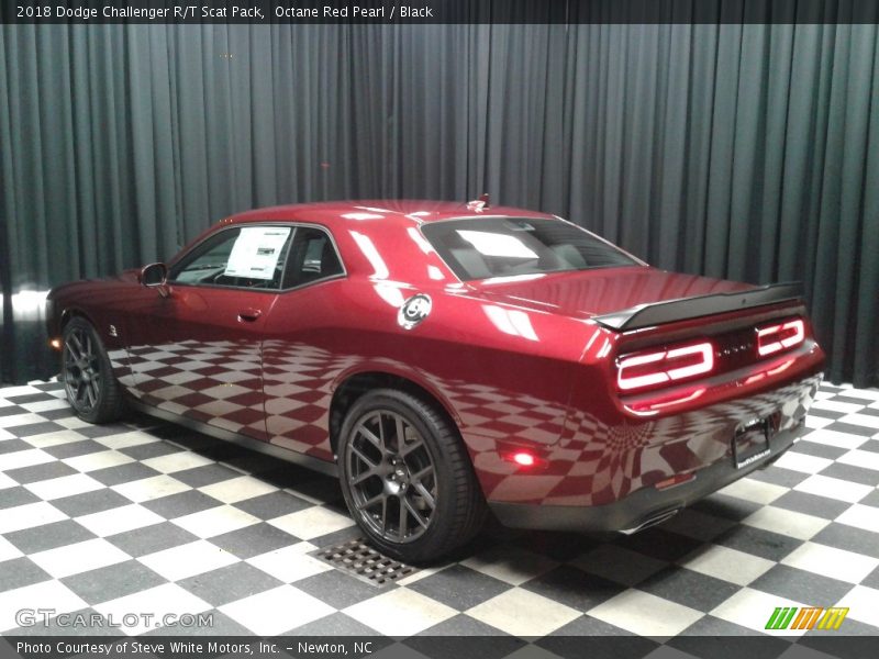 Octane Red Pearl / Black 2018 Dodge Challenger R/T Scat Pack