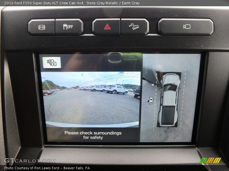 Stone Gray Metallic / Earth Gray 2019 Ford F350 Super Duty XLT Crew Cab 4x4