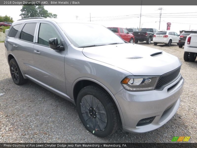 Billet Metallic / Black 2018 Dodge Durango GT AWD