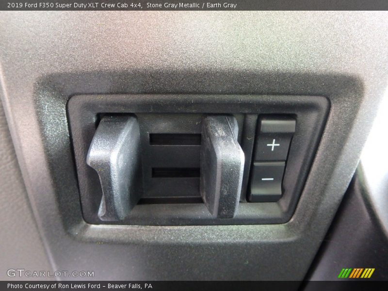 Stone Gray Metallic / Earth Gray 2019 Ford F350 Super Duty XLT Crew Cab 4x4