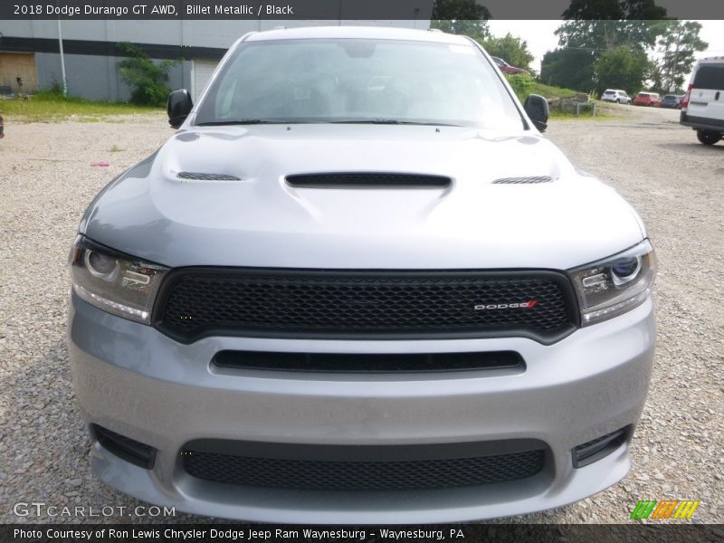 Billet Metallic / Black 2018 Dodge Durango GT AWD