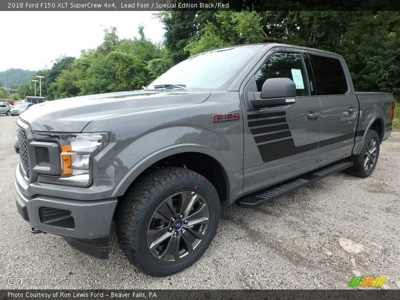 Lead Foot / Special Edition Black/Red 2018 Ford F150 XLT SuperCrew 4x4