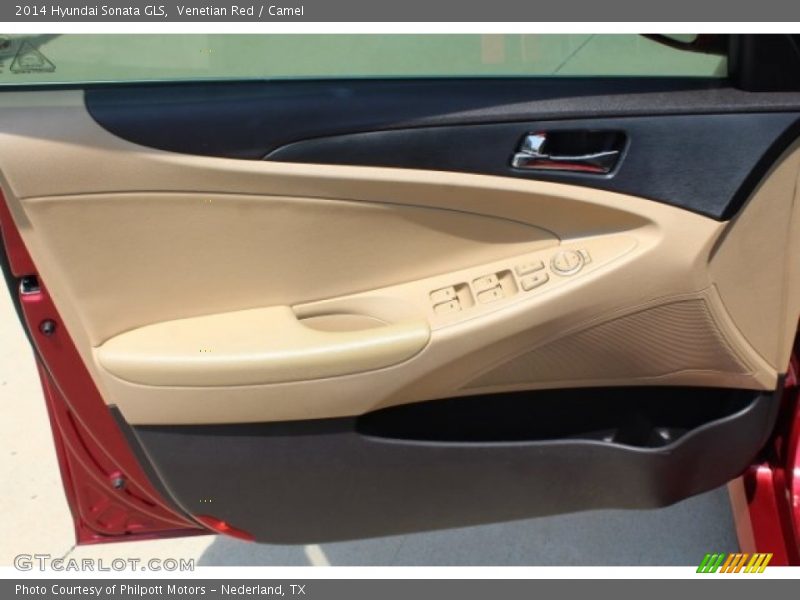 Venetian Red / Camel 2014 Hyundai Sonata GLS