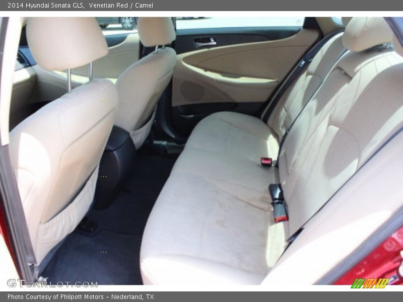 Venetian Red / Camel 2014 Hyundai Sonata GLS
