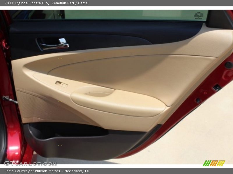 Venetian Red / Camel 2014 Hyundai Sonata GLS
