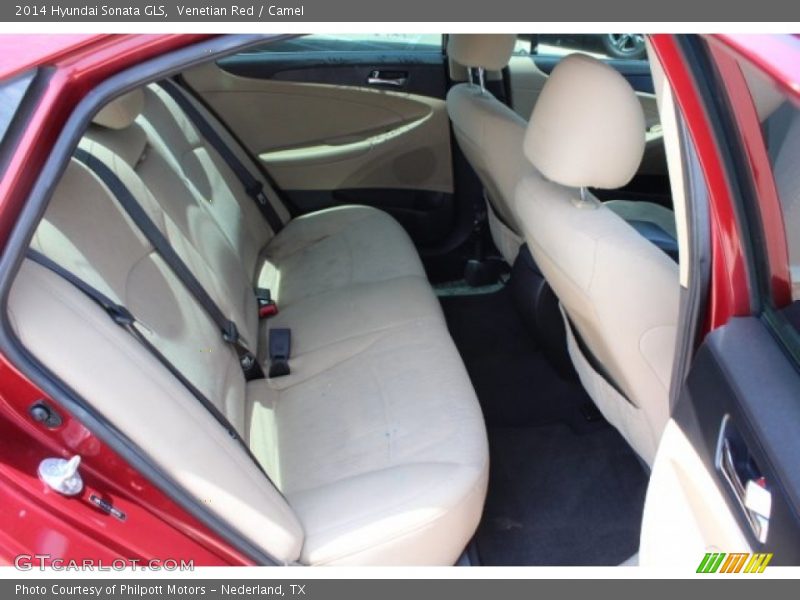 Venetian Red / Camel 2014 Hyundai Sonata GLS