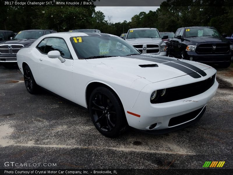White Knuckle / Black 2017 Dodge Challenger SXT