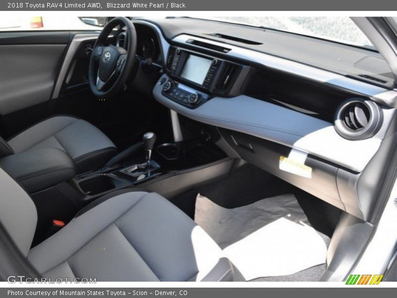 Blizzard White Pearl / Black 2018 Toyota RAV4 Limited AWD