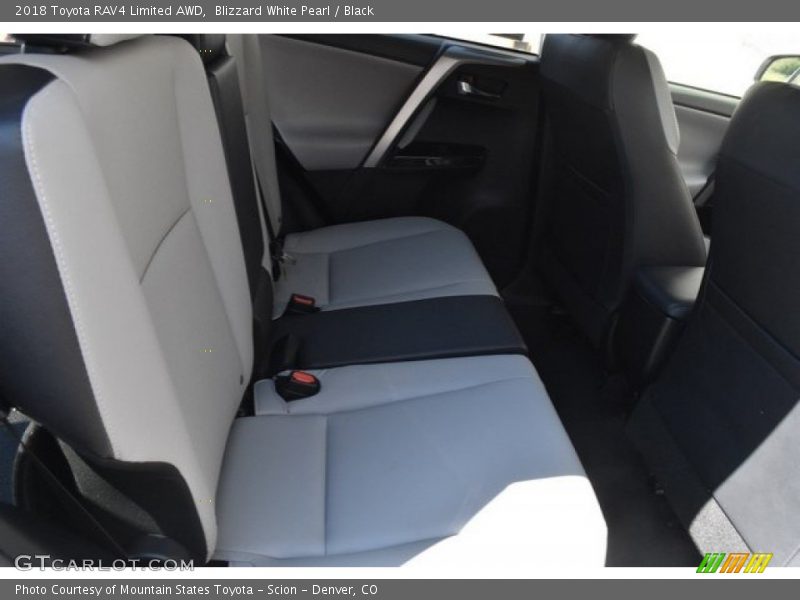 Blizzard White Pearl / Black 2018 Toyota RAV4 Limited AWD
