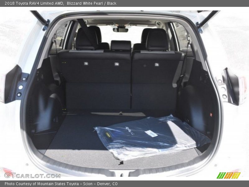Blizzard White Pearl / Black 2018 Toyota RAV4 Limited AWD