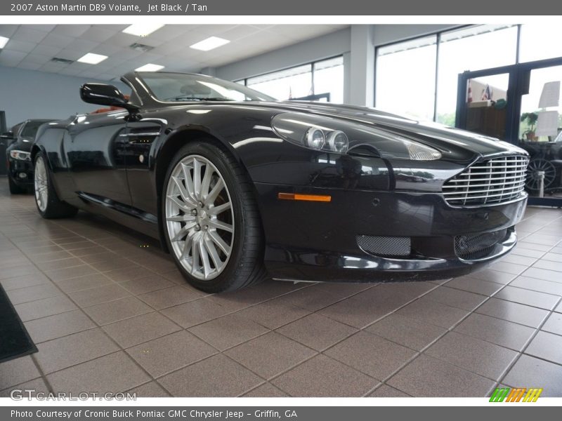 Jet Black / Tan 2007 Aston Martin DB9 Volante