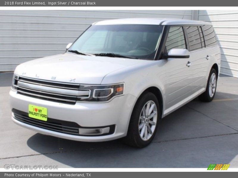 Ingot Silver / Charcoal Black 2018 Ford Flex Limited