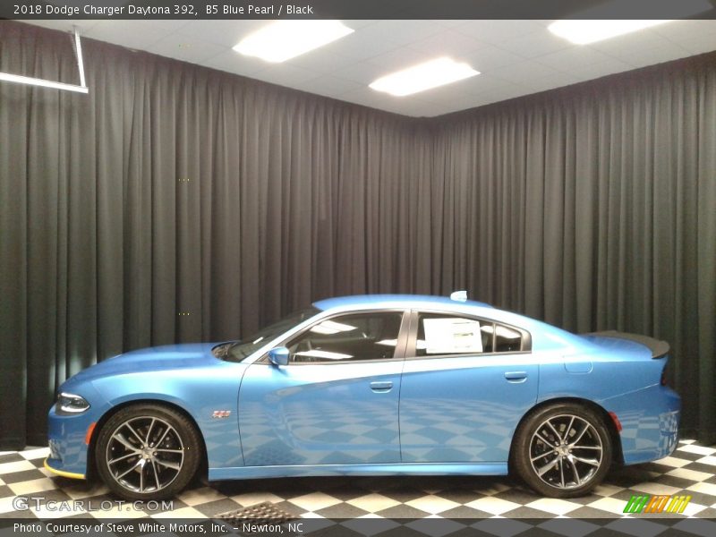 B5 Blue Pearl / Black 2018 Dodge Charger Daytona 392