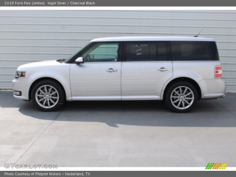 Ingot Silver / Charcoal Black 2018 Ford Flex Limited