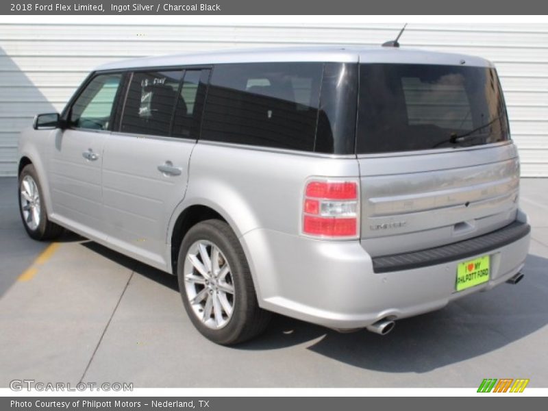 Ingot Silver / Charcoal Black 2018 Ford Flex Limited