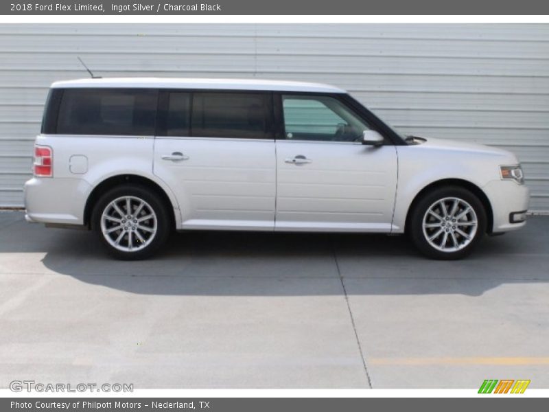 Ingot Silver / Charcoal Black 2018 Ford Flex Limited