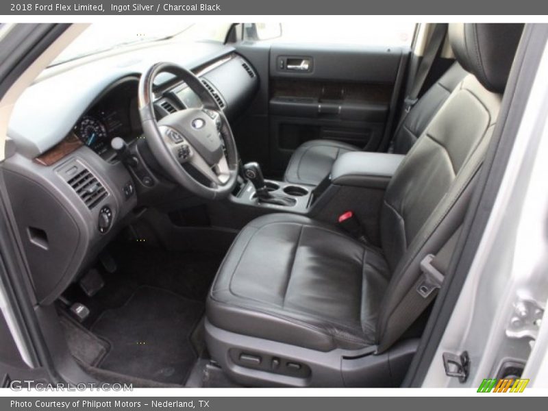 Ingot Silver / Charcoal Black 2018 Ford Flex Limited